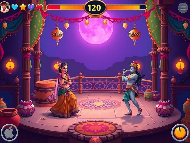Rajasthani Rave Gameplay Screen